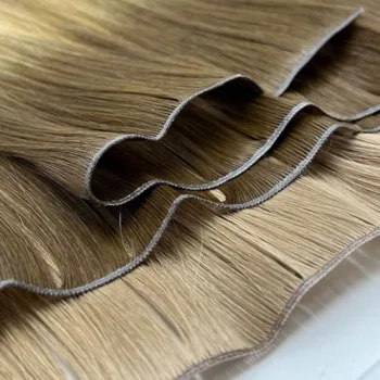 Genius Weft haarextensions close-up