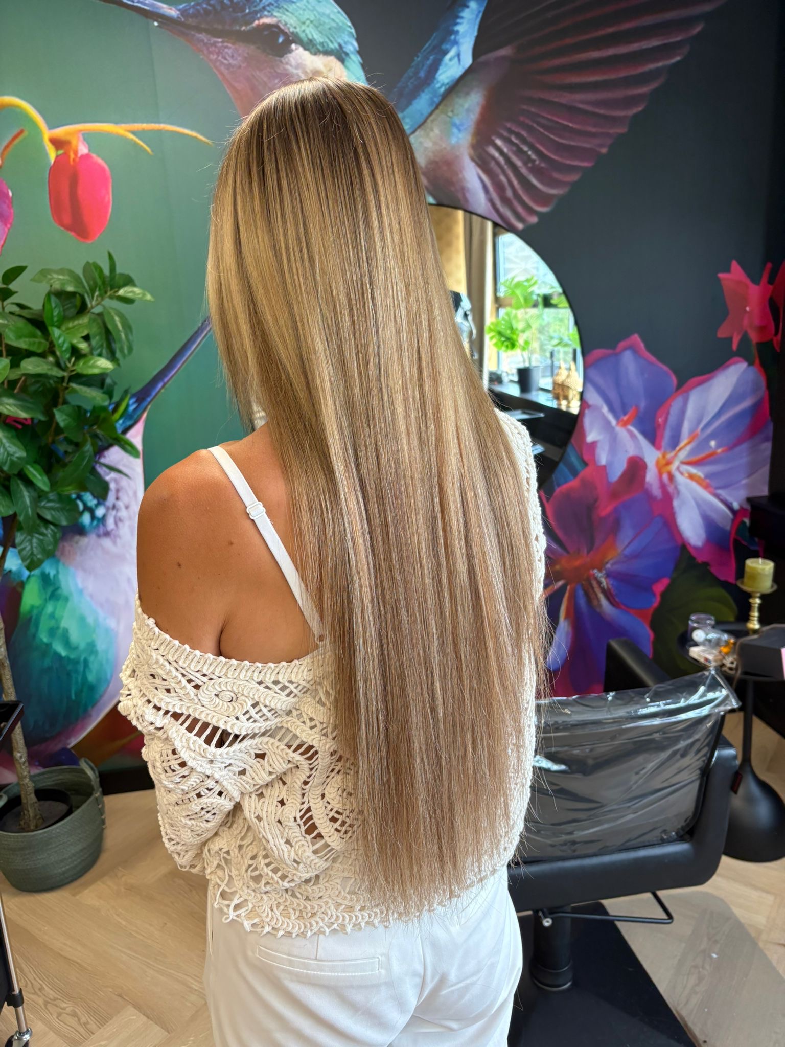 Sleek & Glam haarextensions look